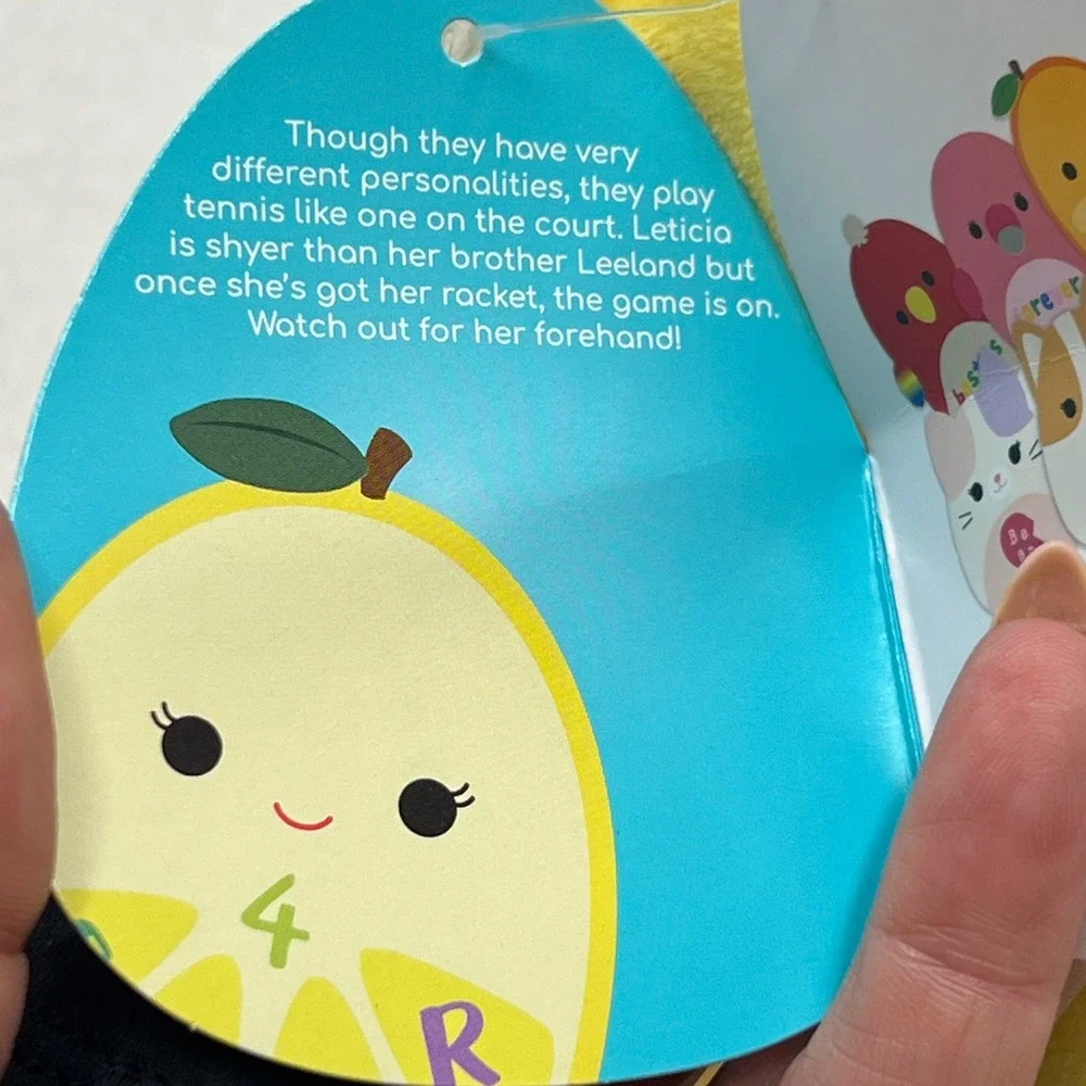 Squishmallows Leticia Lemon Slice Plush 7 inch‎ NWT - Picture 8 of 10